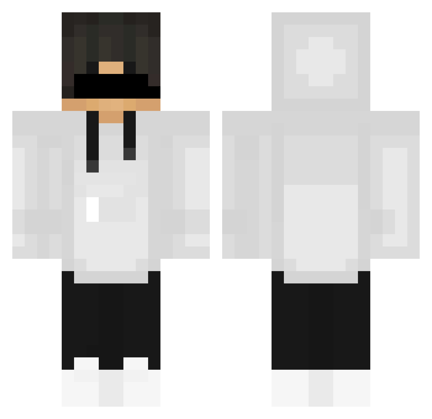 Quasar05294351 Minecraft skin, front and back view