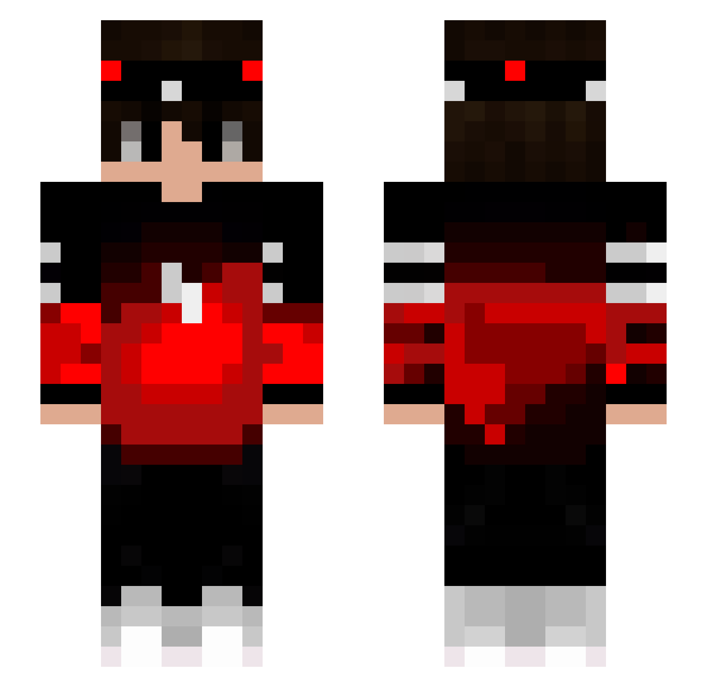 Ruynim_ Minecraft skin, front and back view