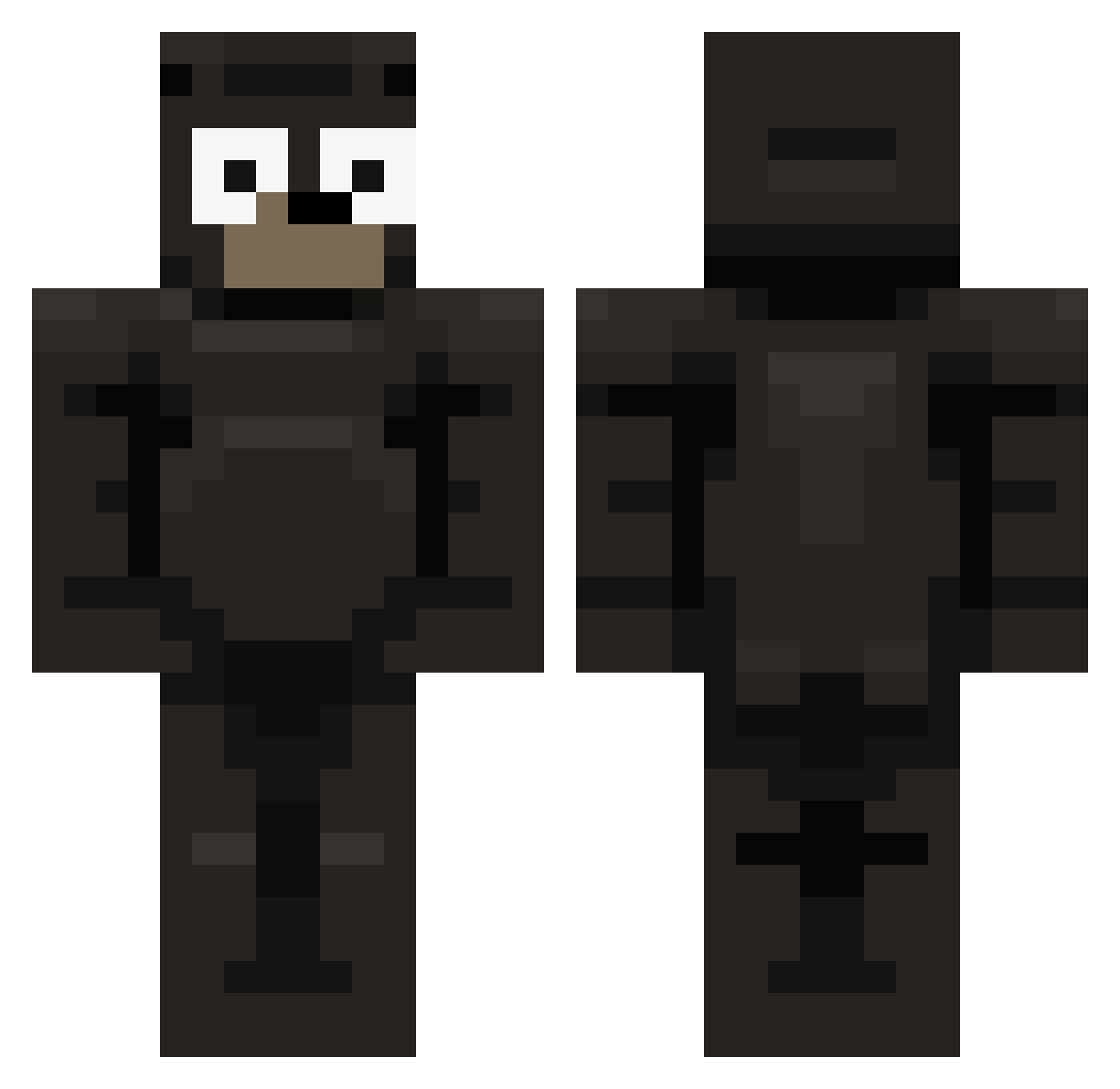 williammu6 Minecraft skin, front and back view