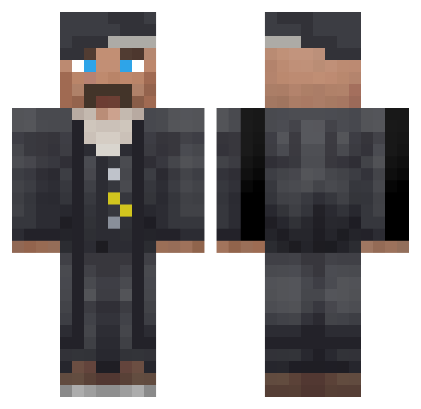 xX_Swape_Xx Minecraft skin, front and back view
