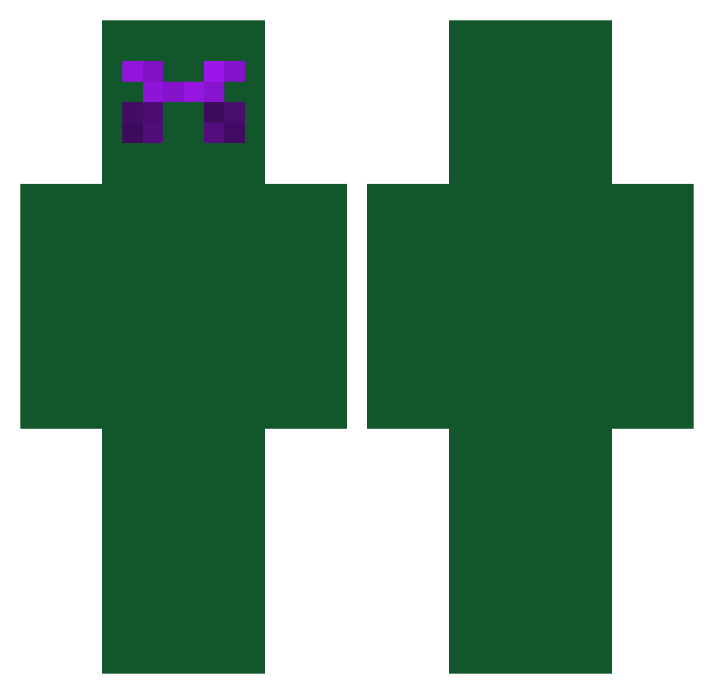 thd4022 Minecraft skin, front and back view