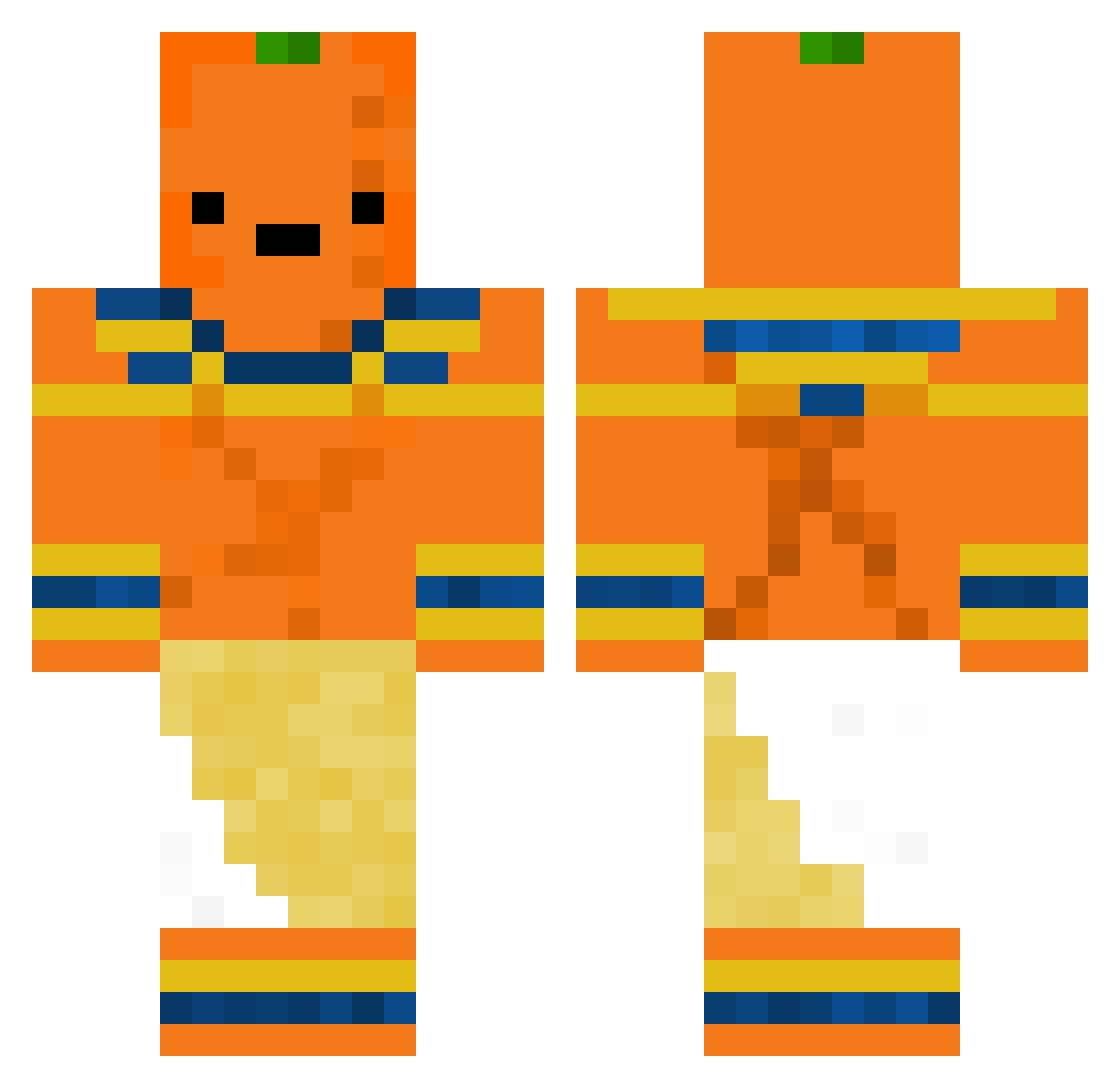 DeepFriedCarrot_ Minecraft skin, front and back view