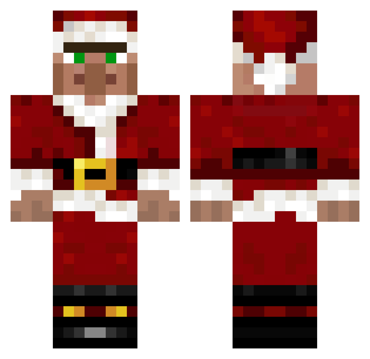Snoobie2024 Minecraft skin, front and back view