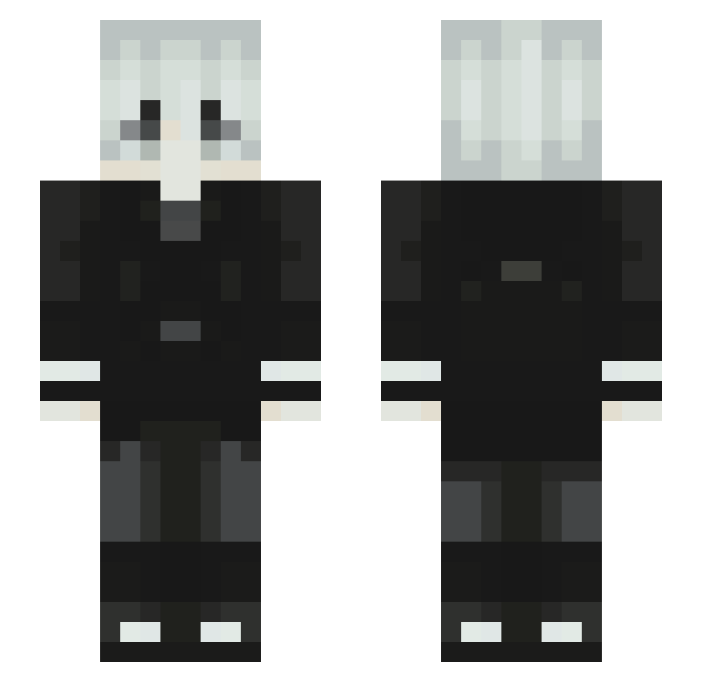 shadonnay Minecraft skin, front and back view