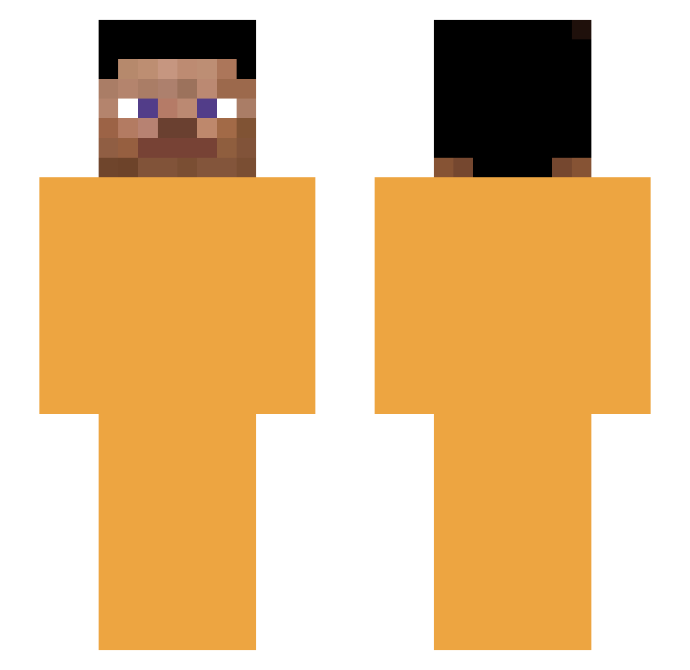 viperemu Minecraft skin, front and back view