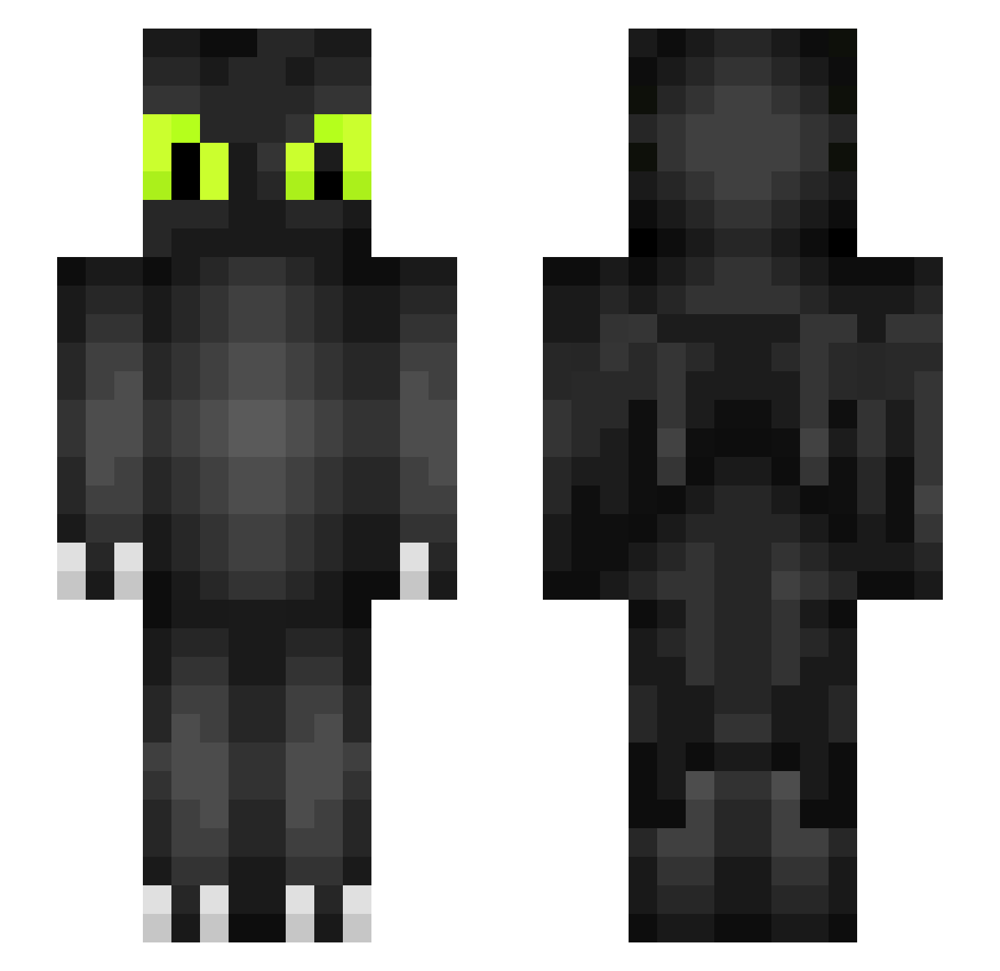 soobiiiiii Minecraft skin, front and back view