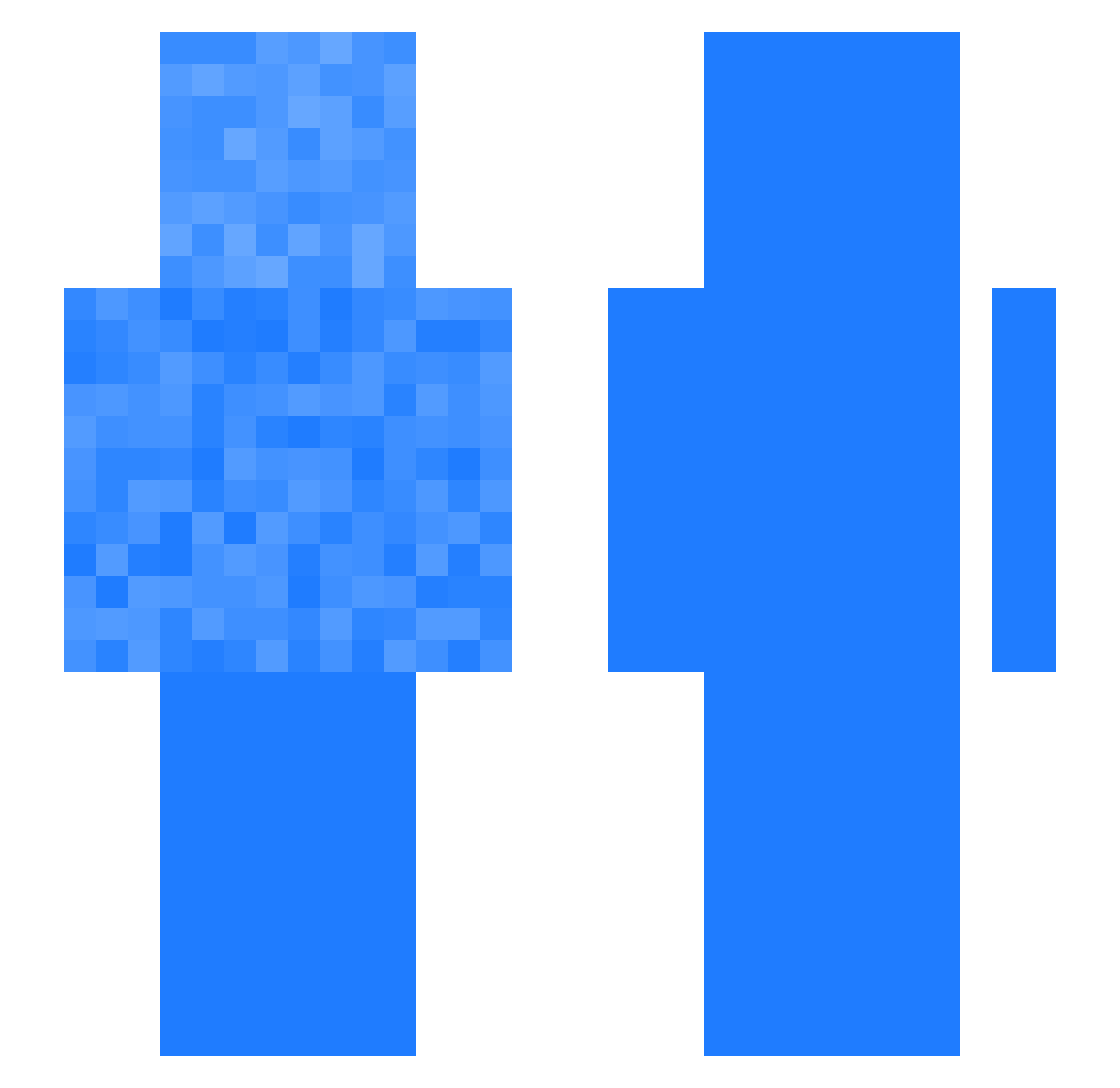 TheBigLJB Minecraft skin, front and back view