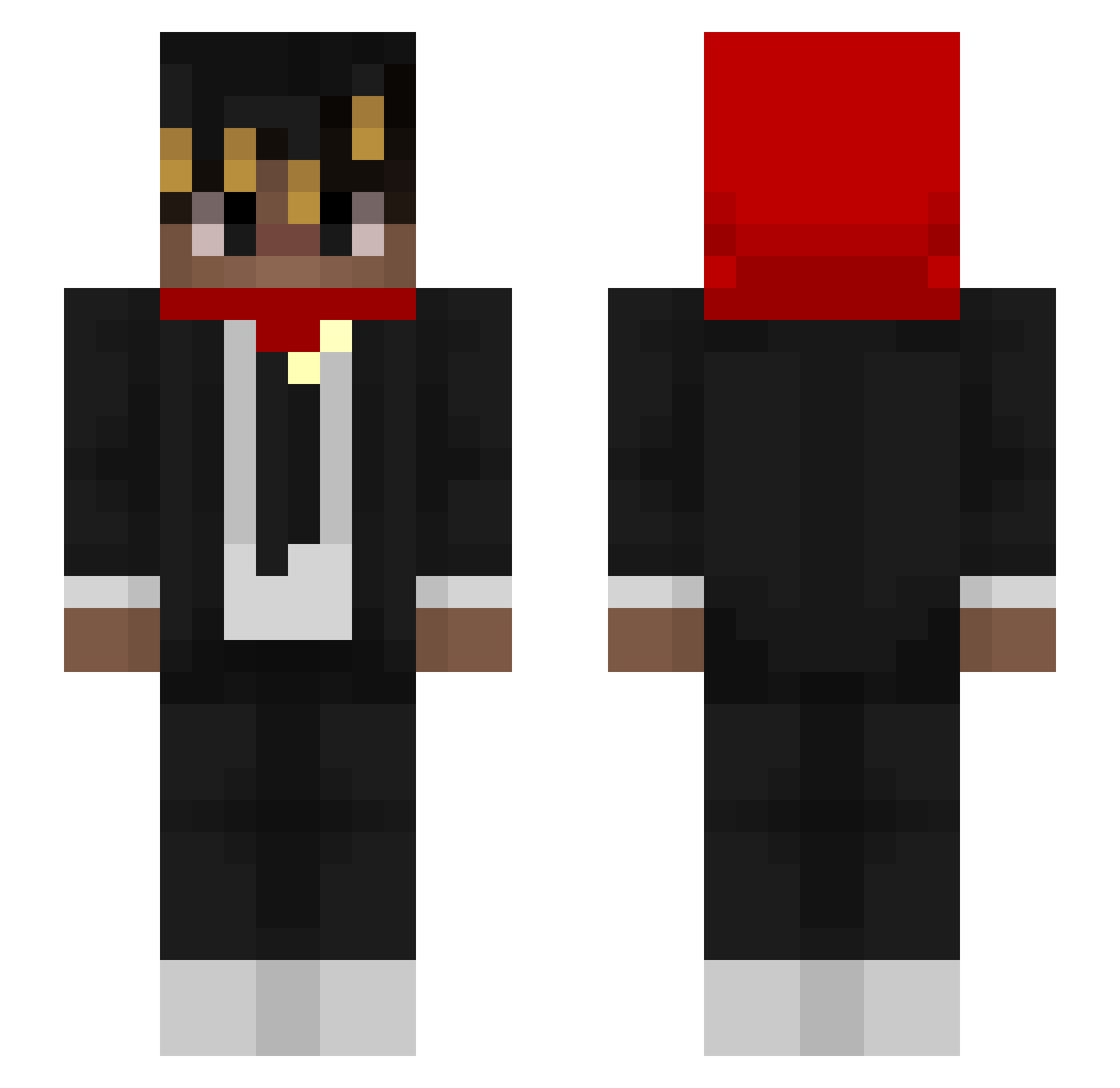 zkvq_ Minecraft skin, front and back view