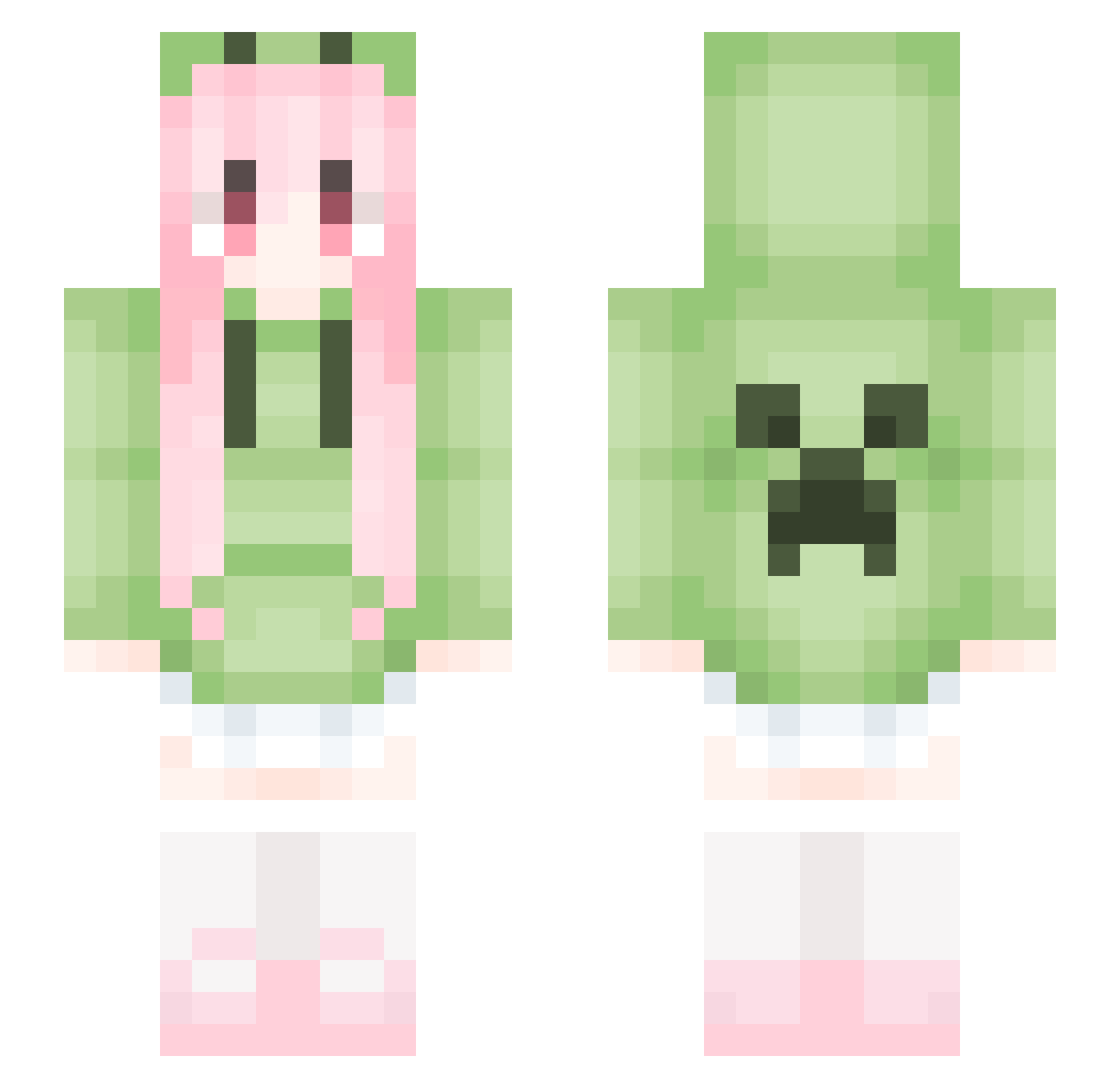 Salt11_ Minecraft skin, front and back view