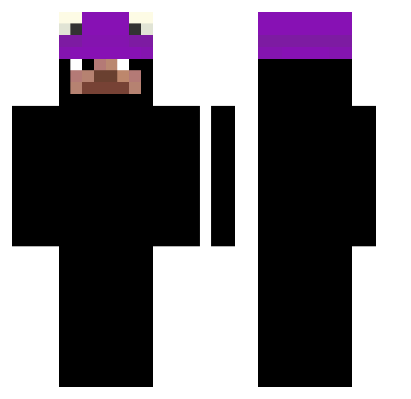 xnoahyoung Minecraft skin, front and back view
