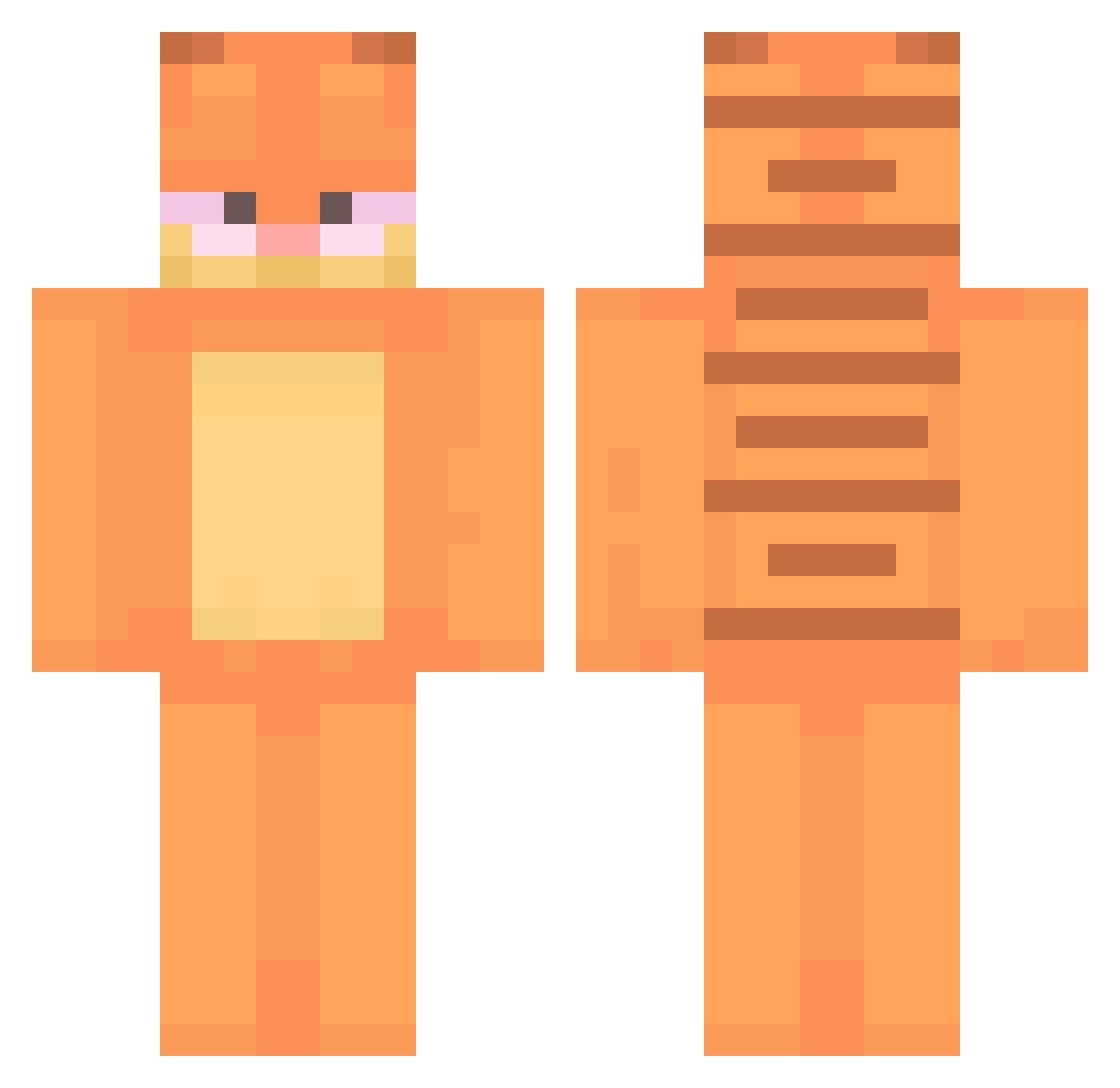 Schiffalarm4624 Minecraft skin, front and back view
