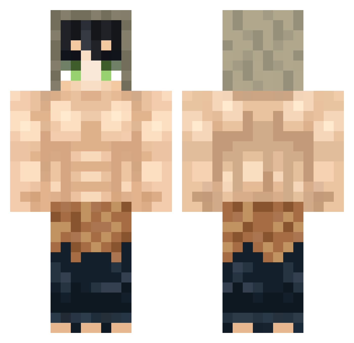 Ivan_5671 Minecraft skin, front and back view