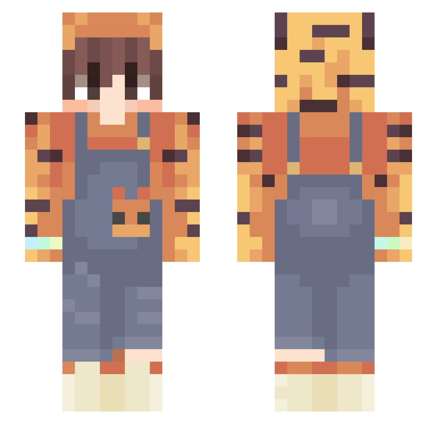 UH_HEUNG_ Minecraft skin, front and back view