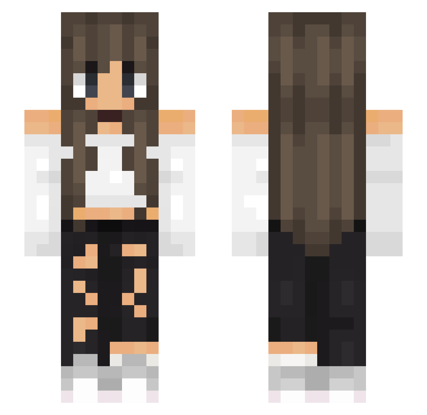 ImSyprox Minecraft skin, front and back view