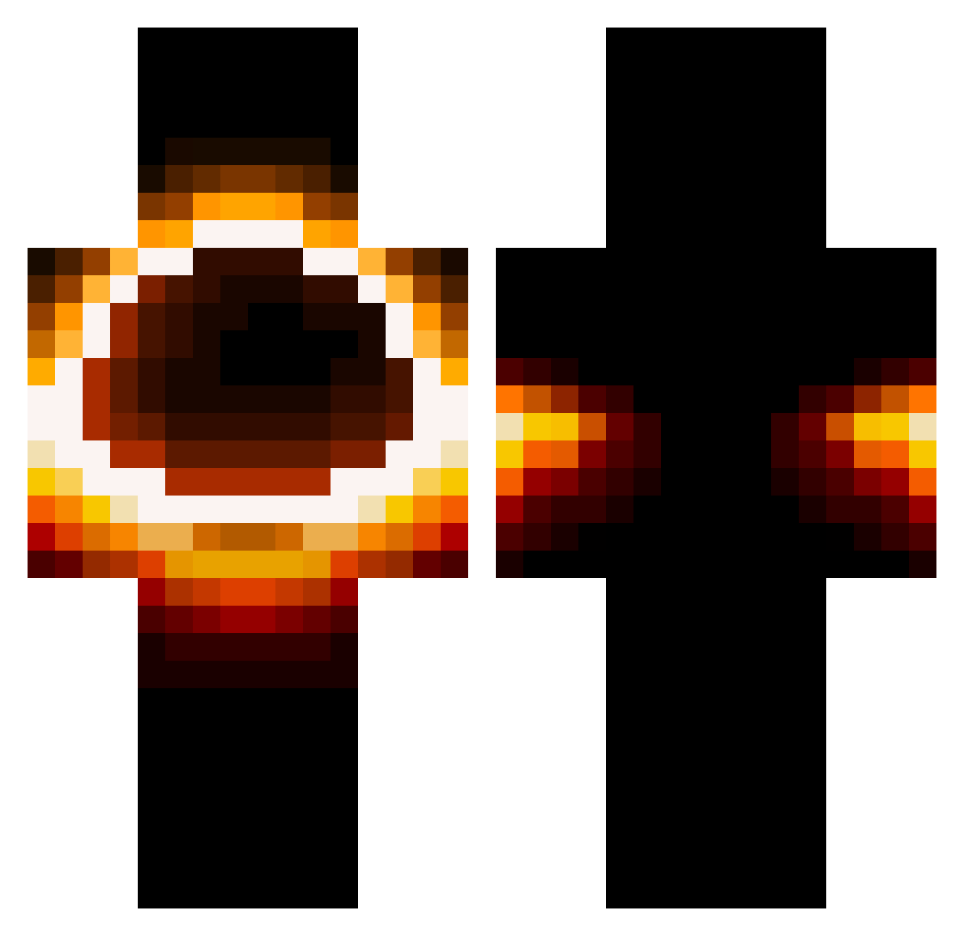 iambat_man Minecraft skin, front and back view