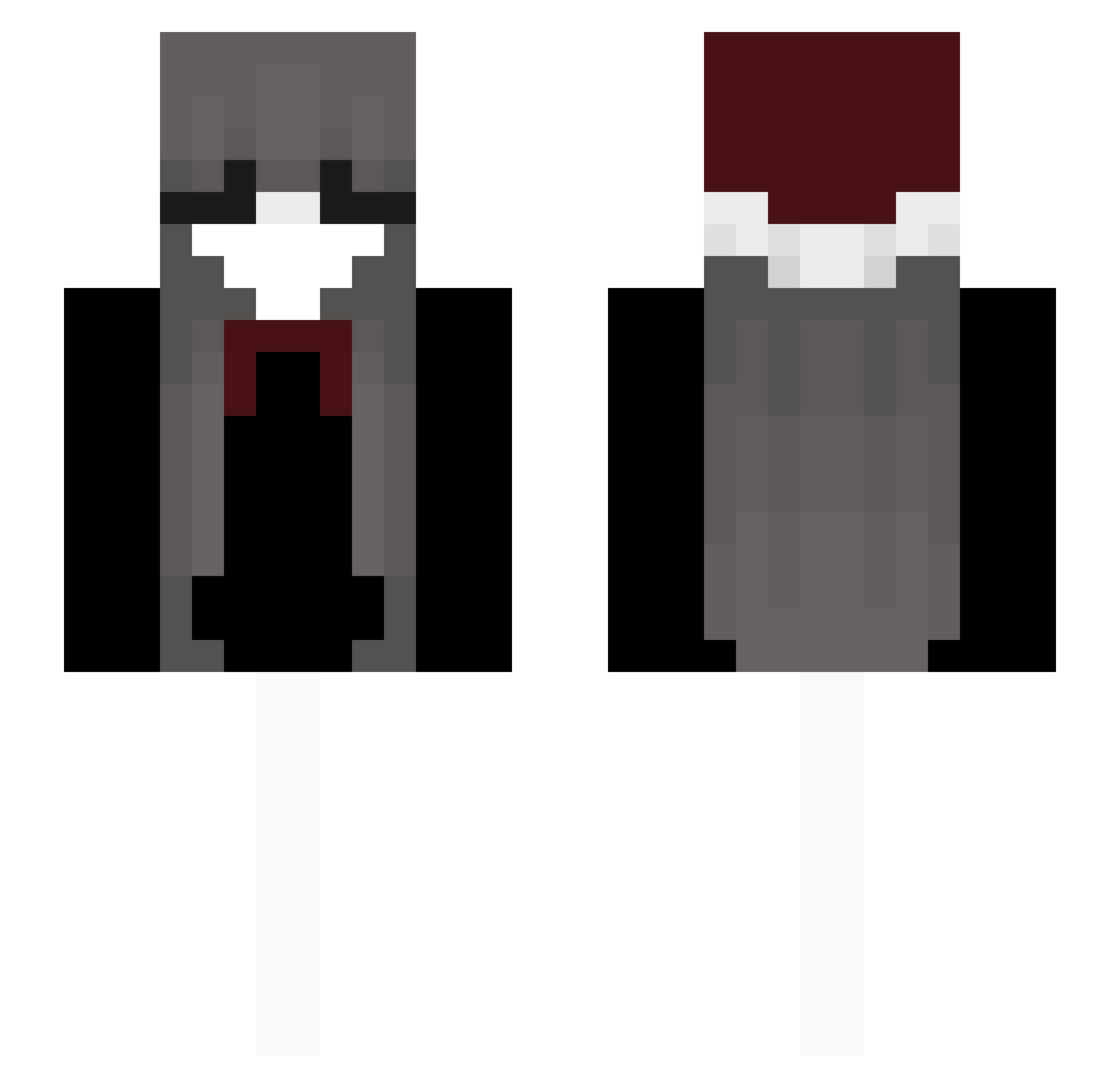 341210 Minecraft skin, front and back view