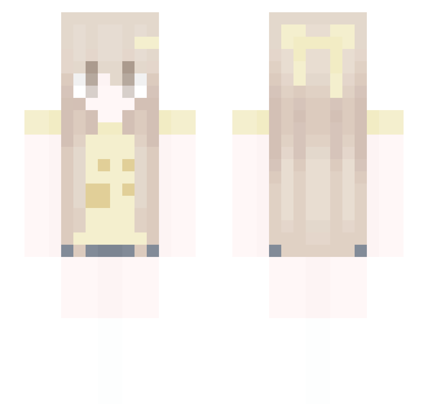 funionss Minecraft skin, front and back view