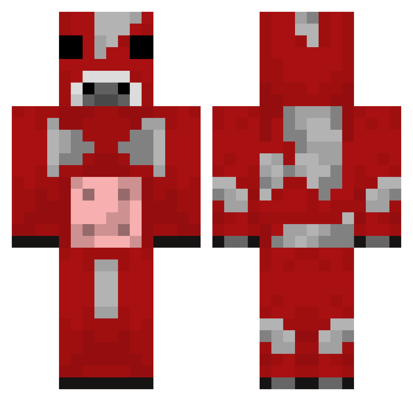 MrDoggo2009 Minecraft skin, front and back view