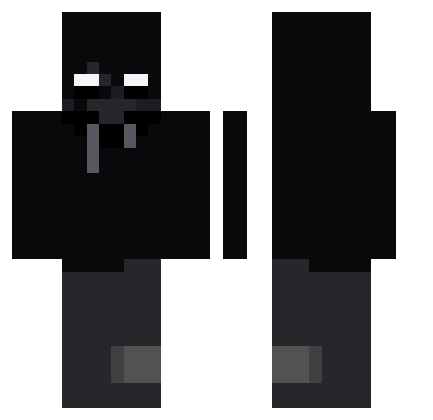 RotbolDK Minecraft skin, front and back view