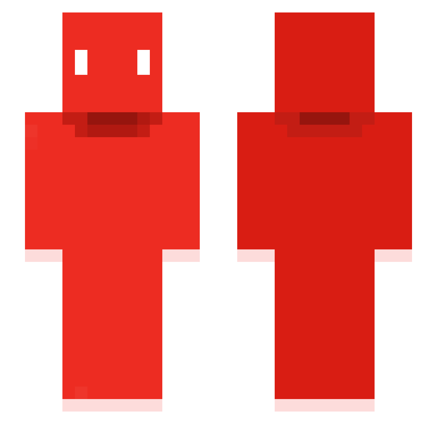 TTOOWA Minecraft skin, front and back view