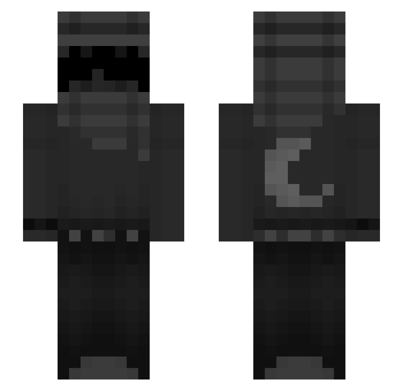 Koray_55 Minecraft skin, front and back view