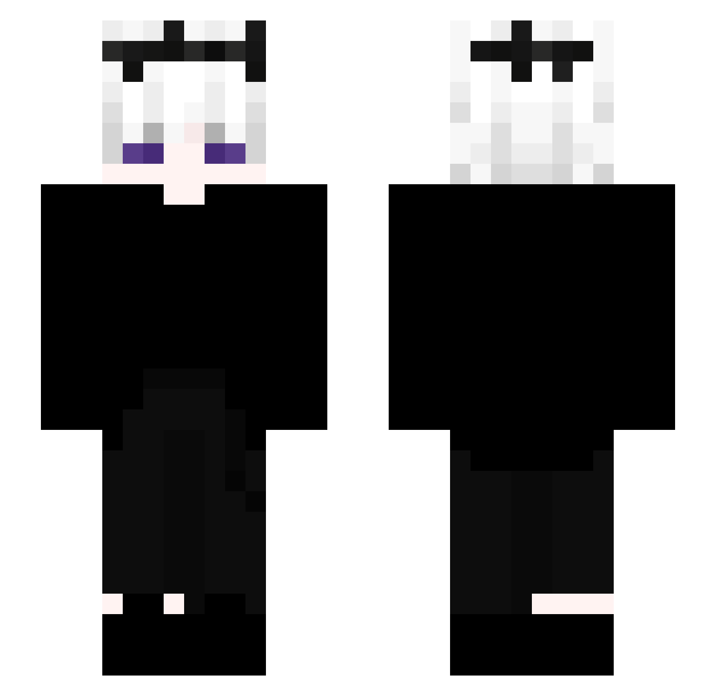 bm4_ Minecraft skin, front and back view