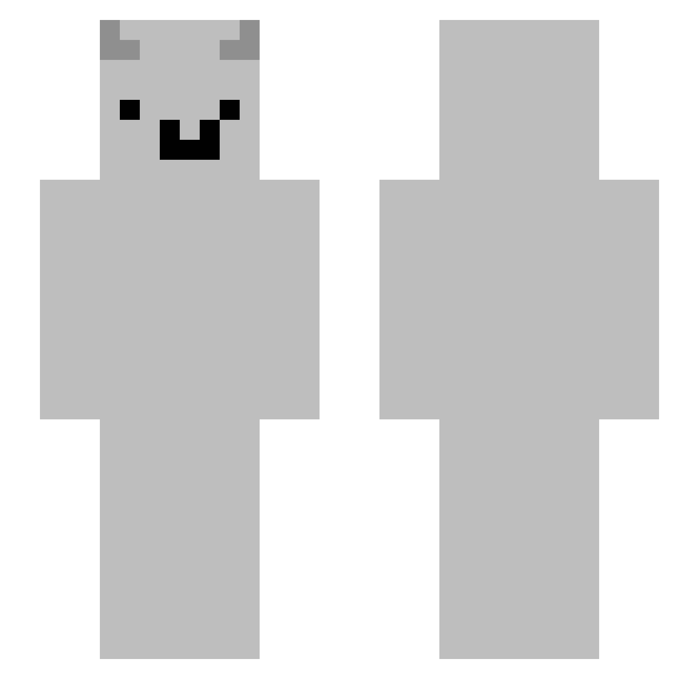 jssar81 Minecraft skin, front and back view