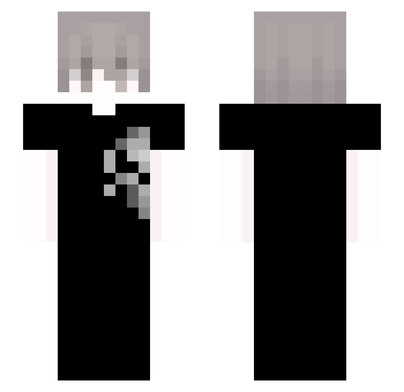 laurnar Minecraft skin, front and back view