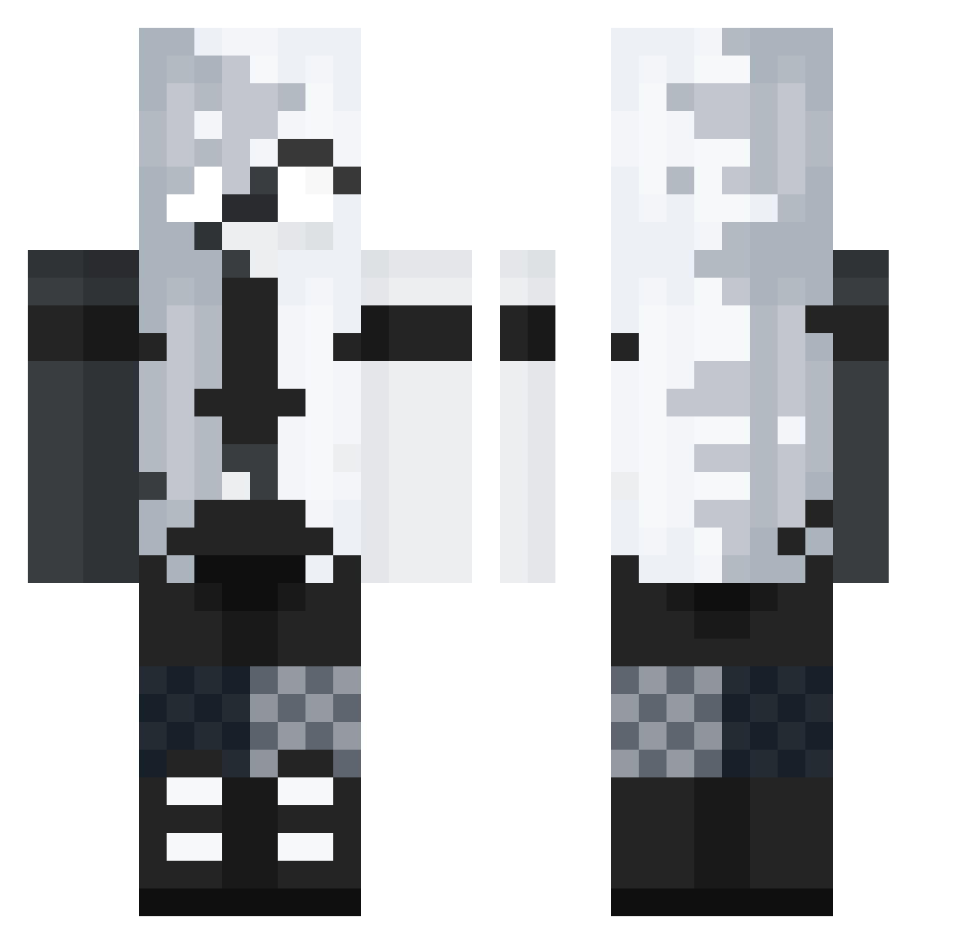 kekuvvvv Minecraft skin, front and back view