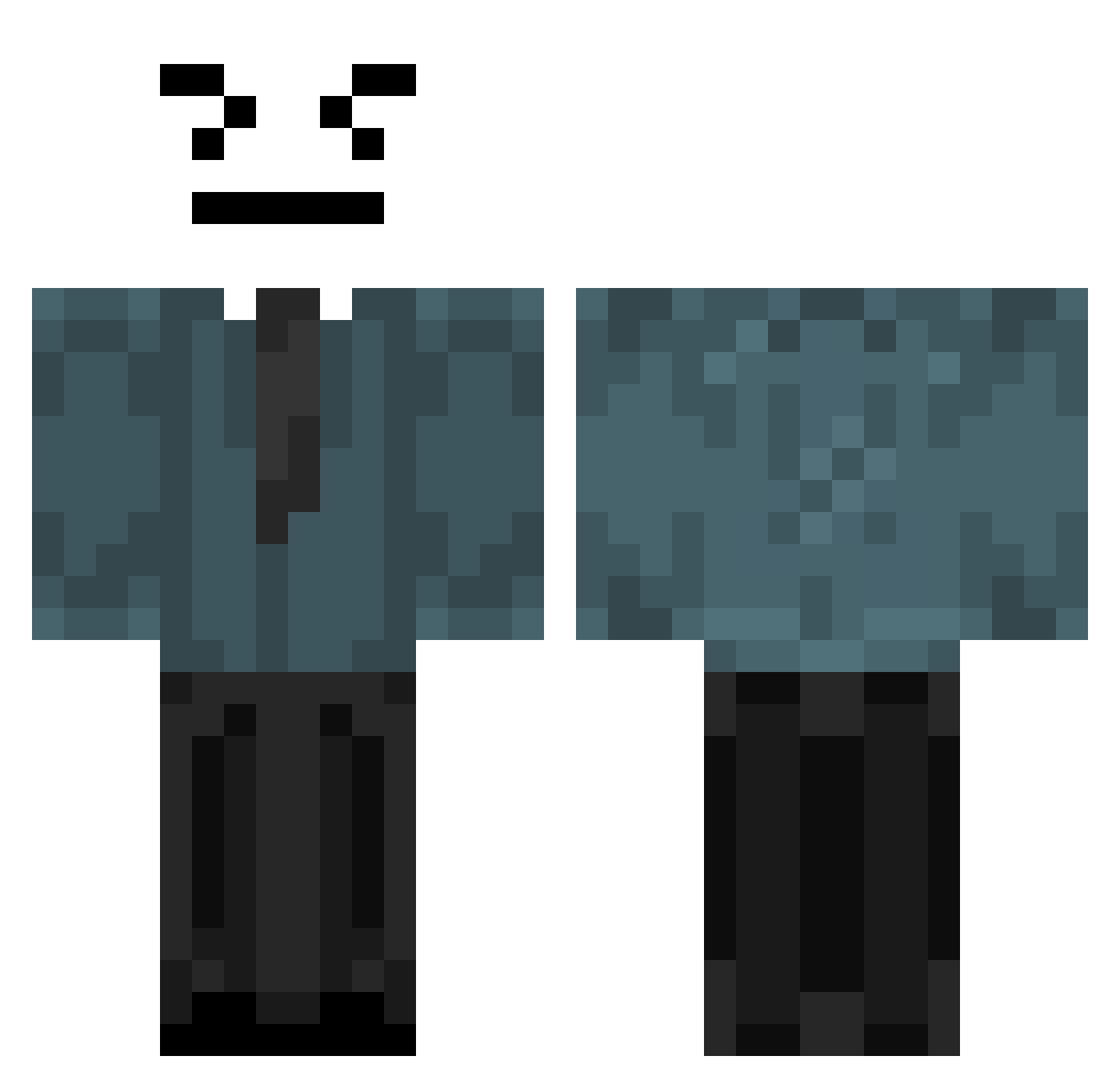 jimboooooooooo Minecraft skin, front and back view