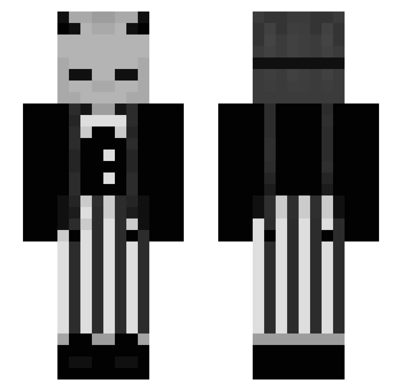 VeRMiE_ Minecraft skin, front and back view
