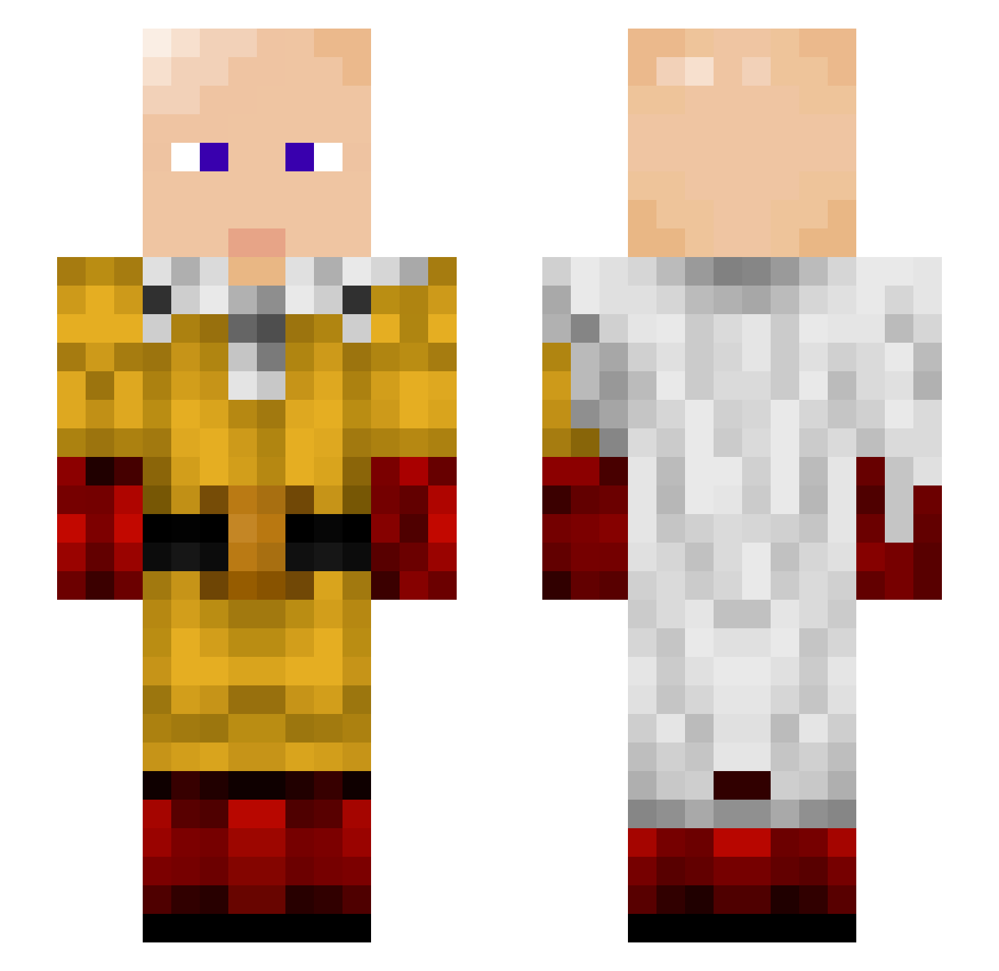 drmarsh Minecraft skin, front and back view