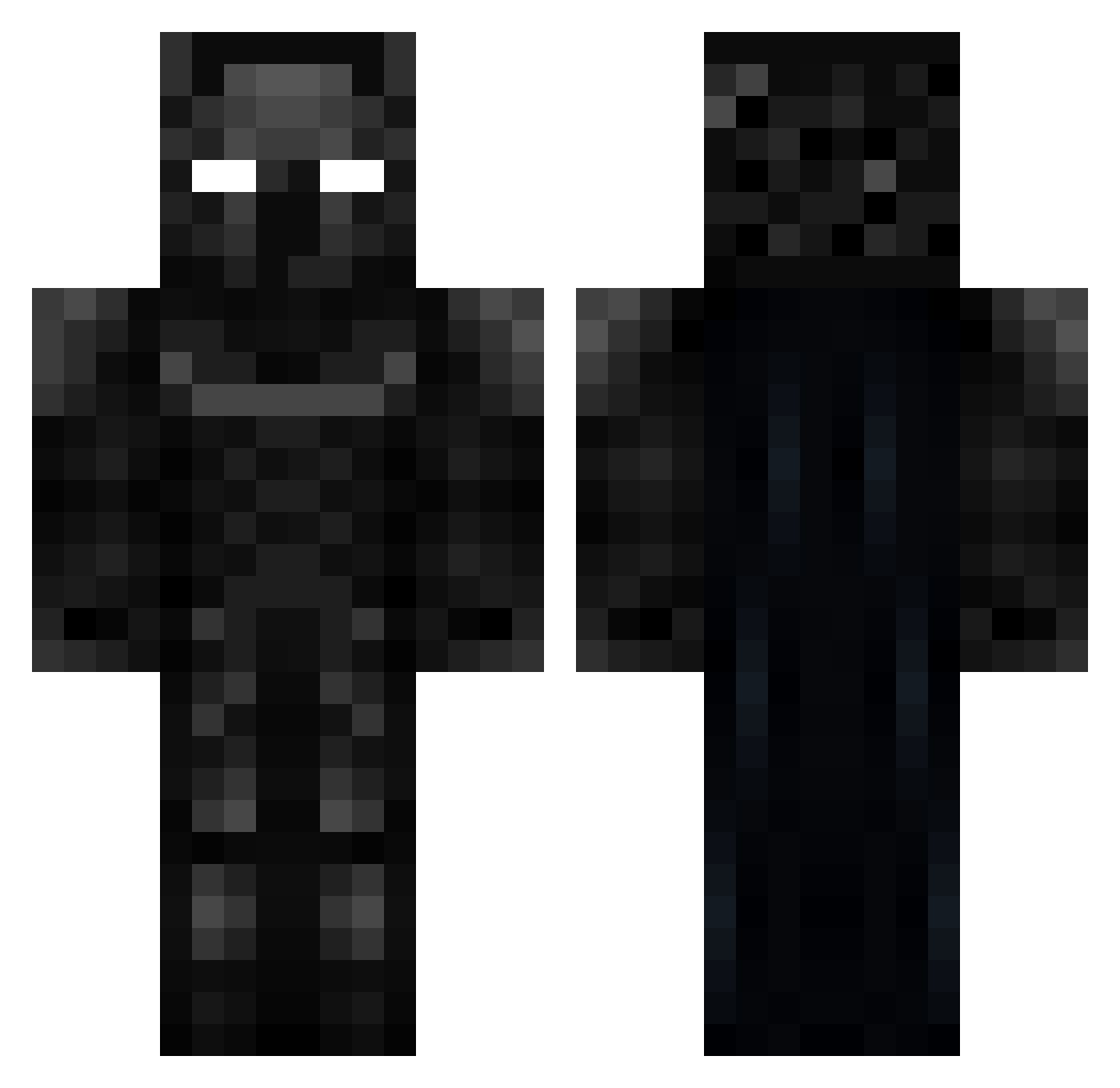The8Soul8Killer Minecraft skin, front and back view