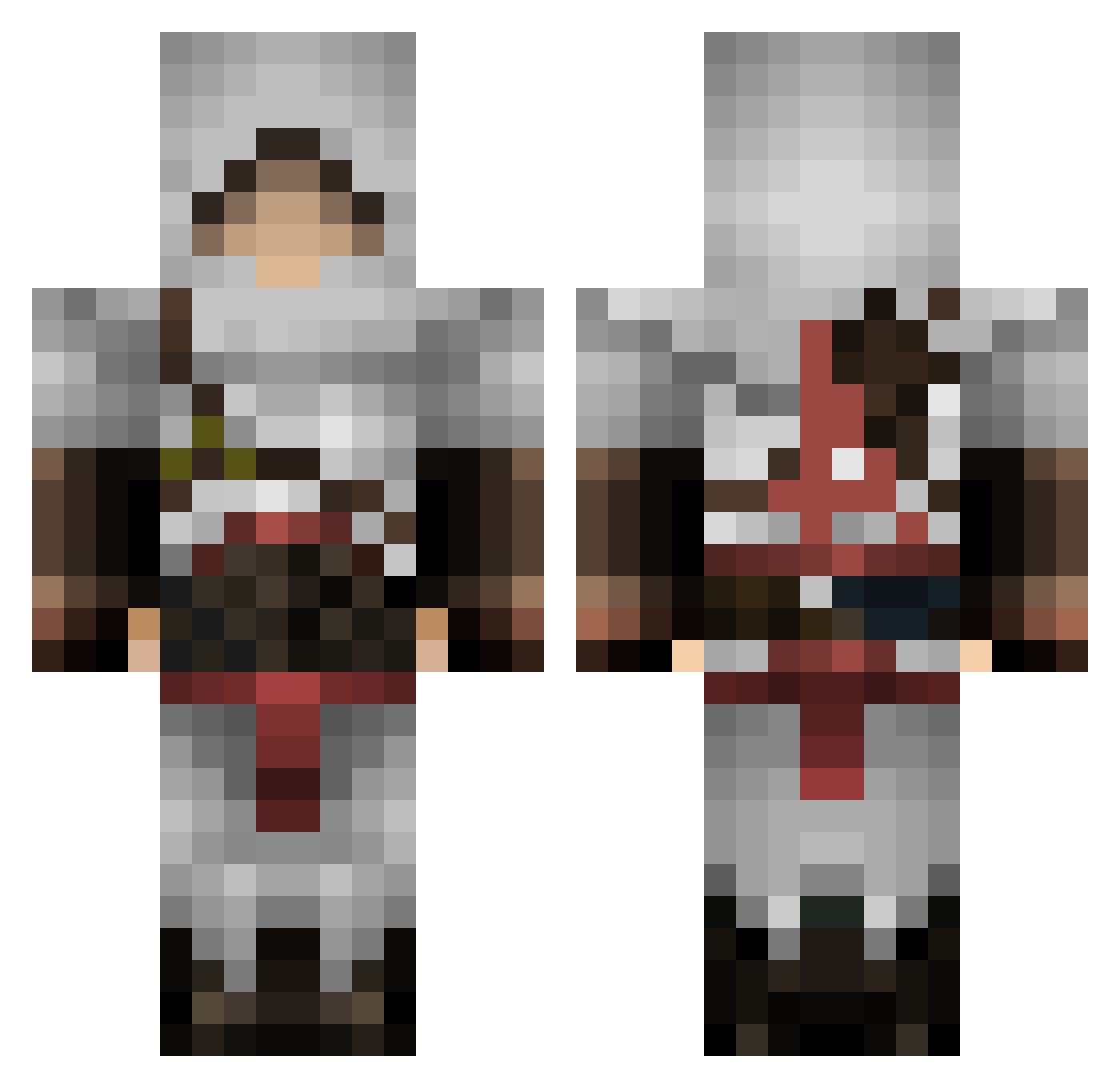 casper905c Minecraft skin, front and back view