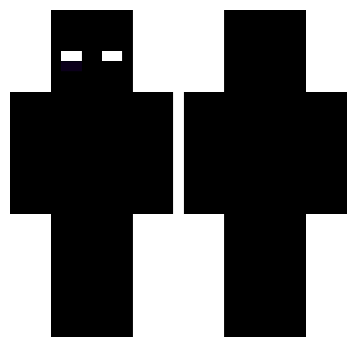 TheRealPlay Minecraft skin, front and back view