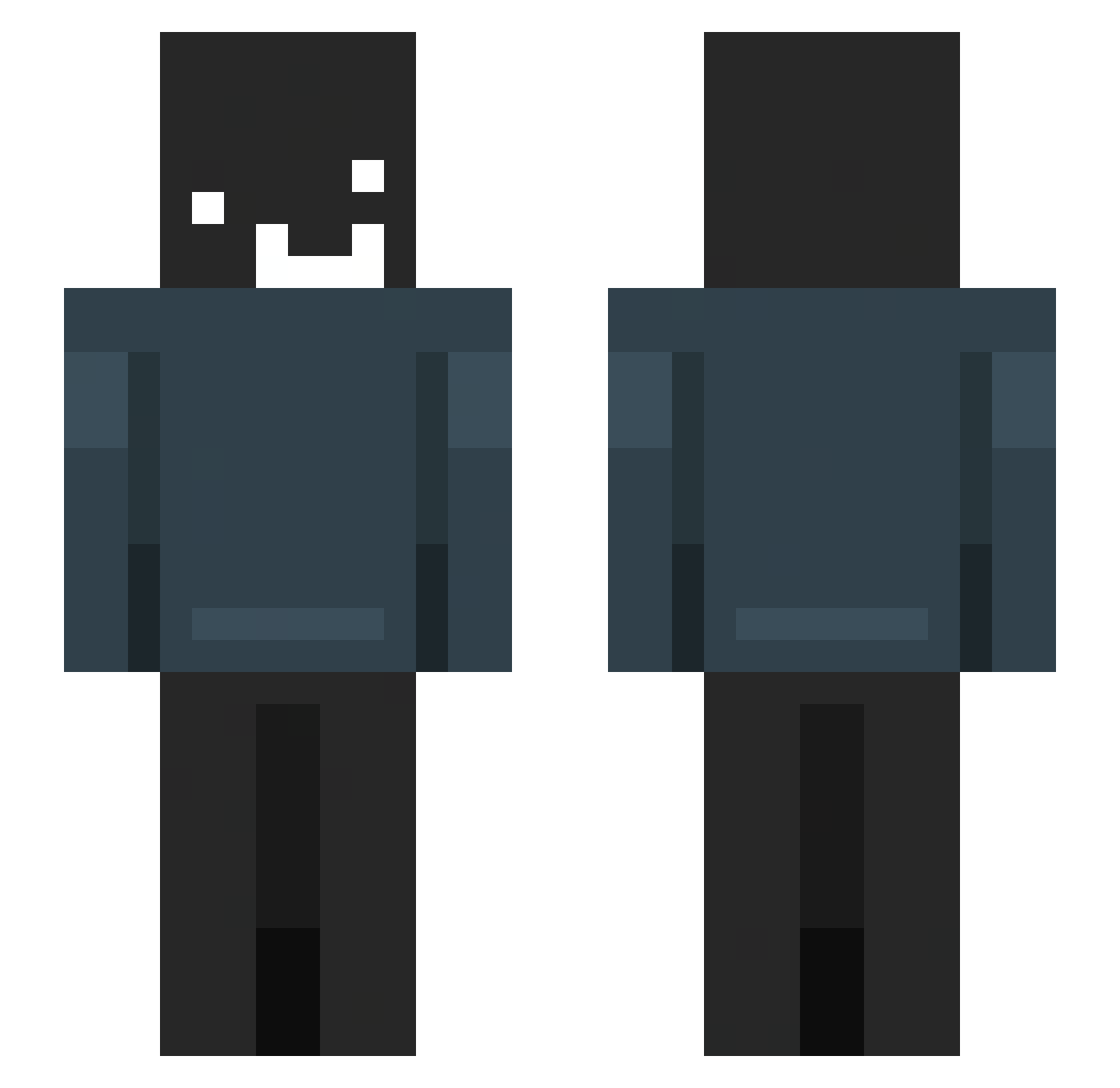 jojo0139 Minecraft skin, front and back view