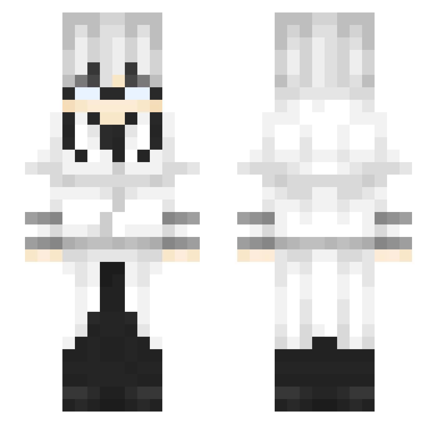 AlexDinca2010 Minecraft skin, front and back view