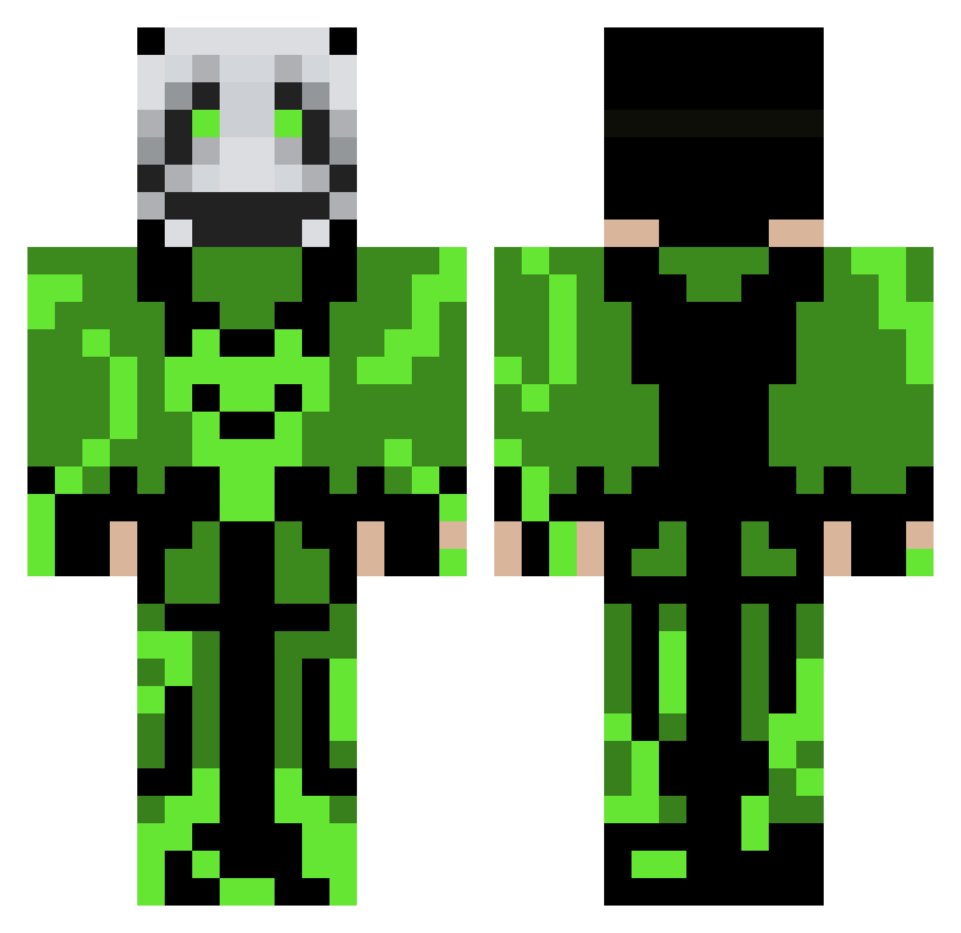 urielurzedo Minecraft skin, front and back view