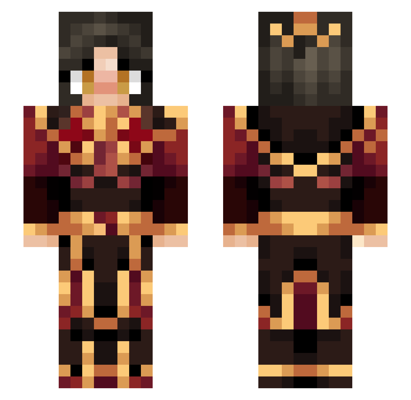 bxtt_sn1ff3r Minecraft skin, front and back view