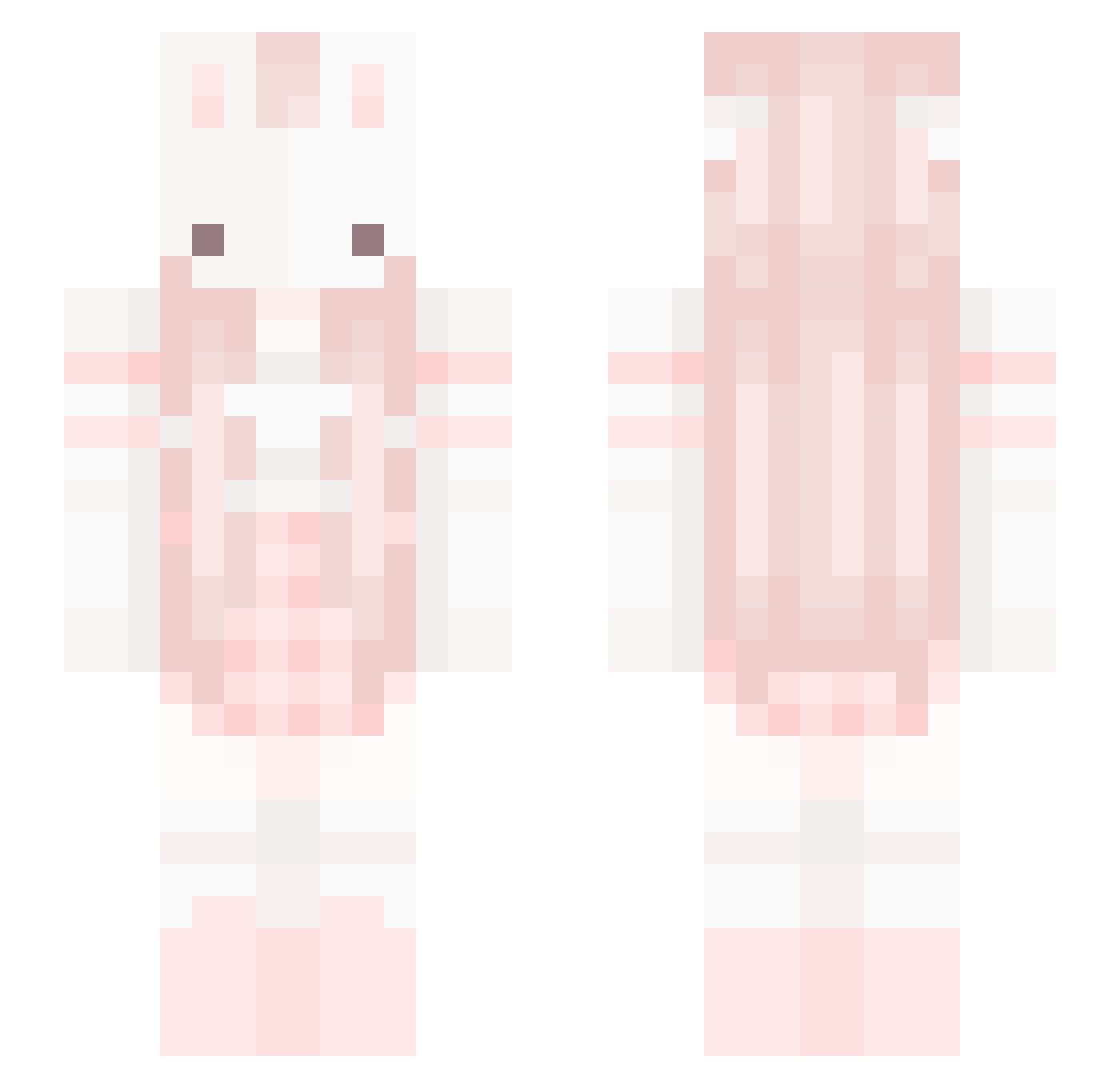 syruppaa Minecraft skin, front and back view
