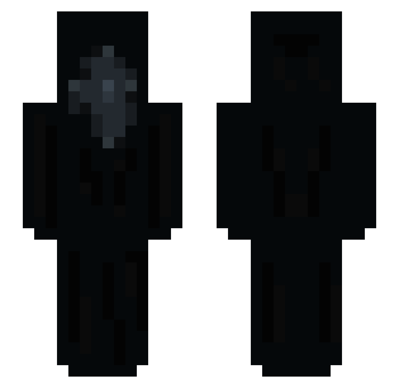 Acexerss Minecraft skin, front and back view