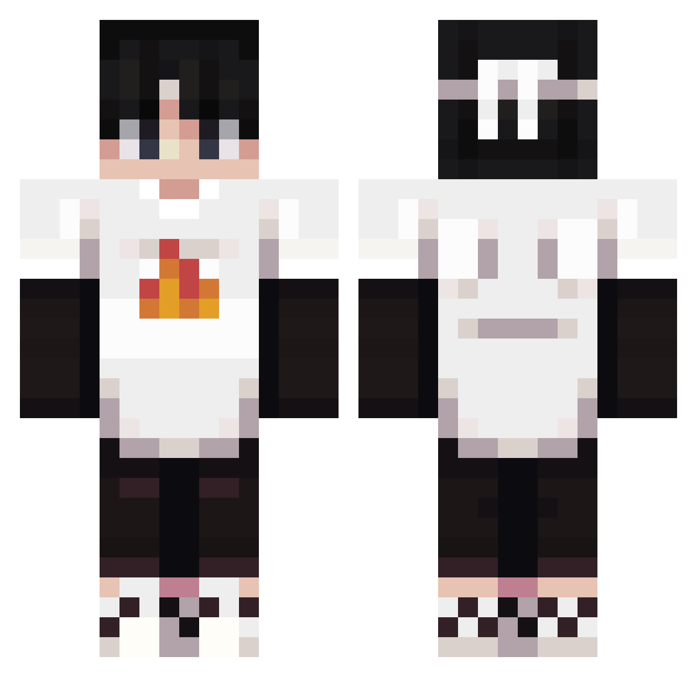 Sungnyung_Kim Minecraft skin, front and back view