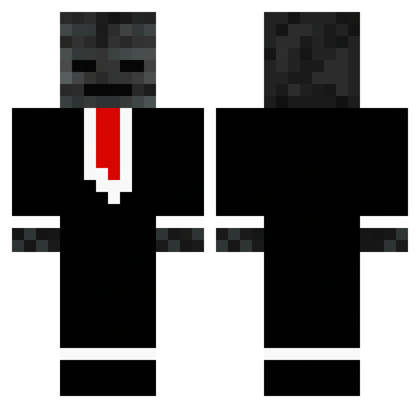 RoyalSpectre Minecraft skin, front and back view