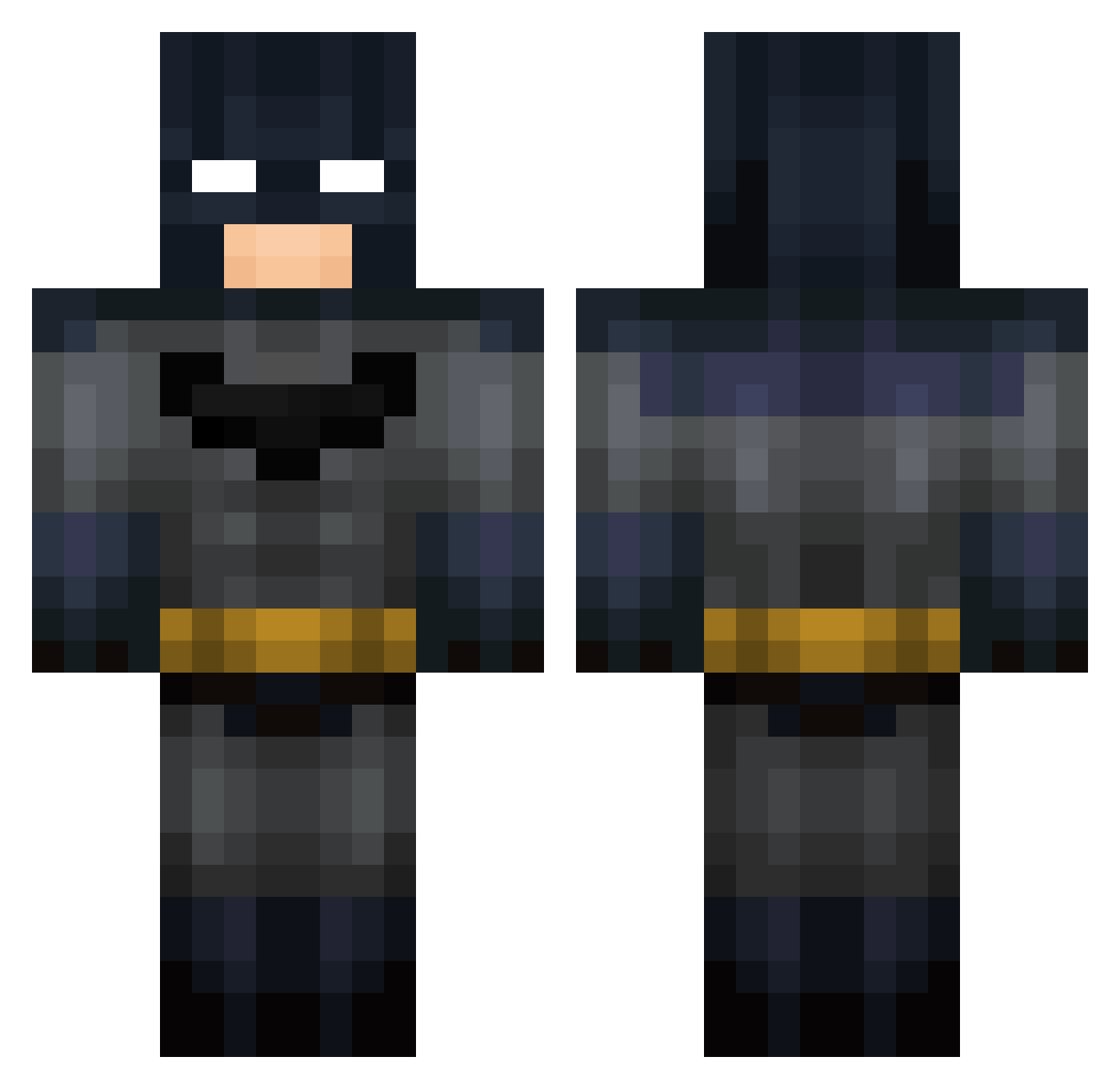toroviich Minecraft skin, front and back view