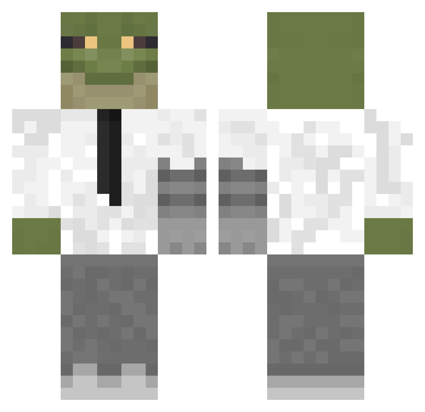 jmasevr_eirrarca Minecraft skin, front and back view