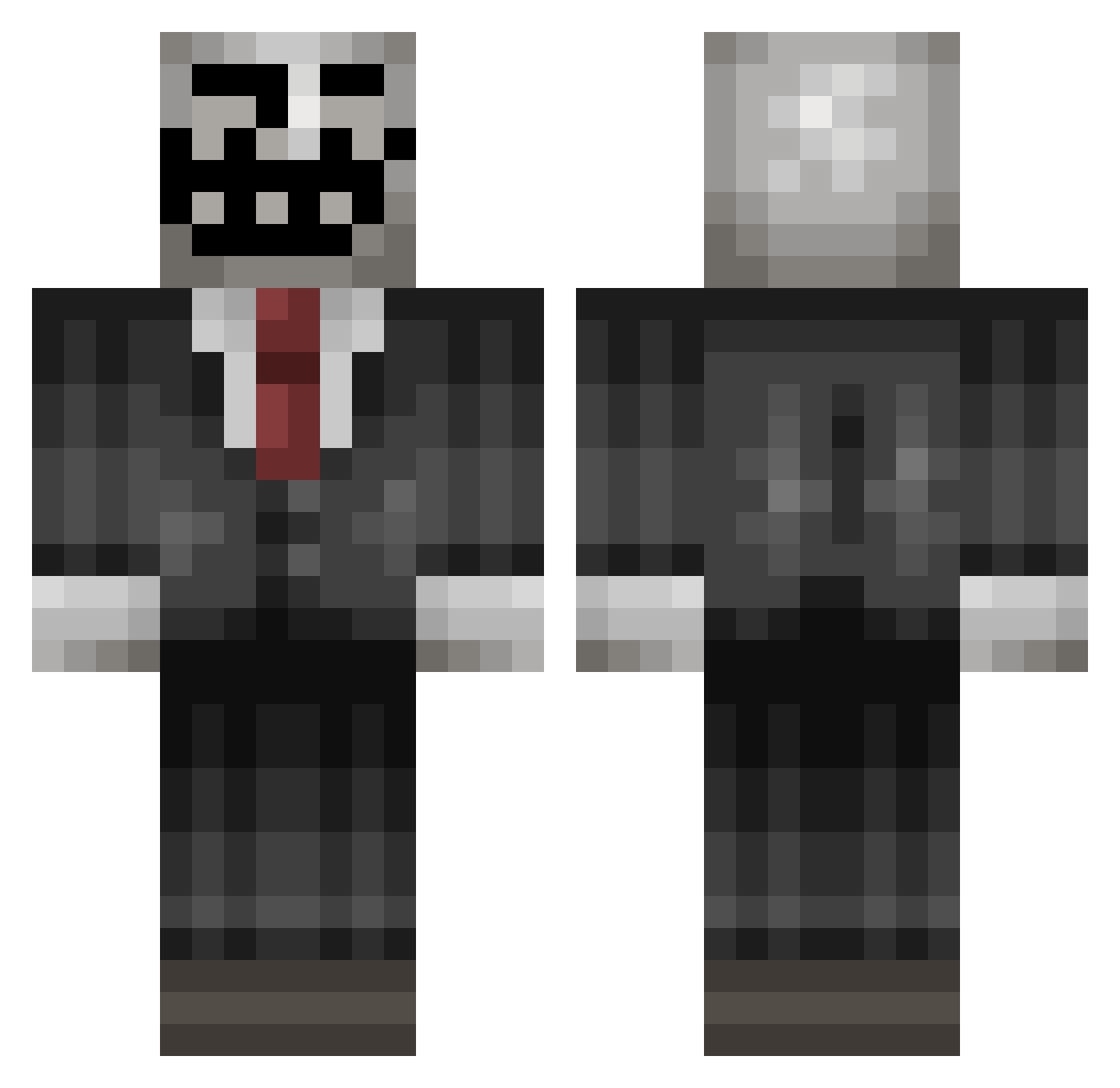 RK_BANZ Minecraft skin, front and back view