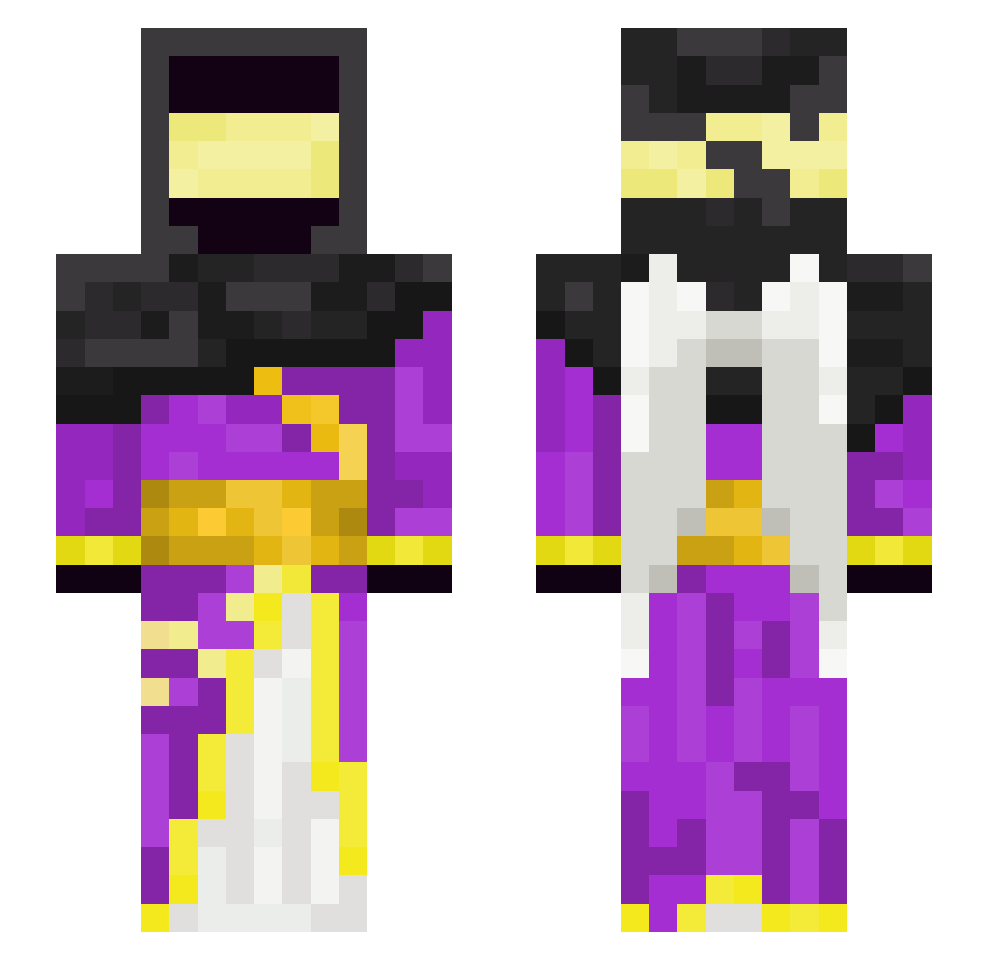 WindyLifeCreate Minecraft skin, front and back view