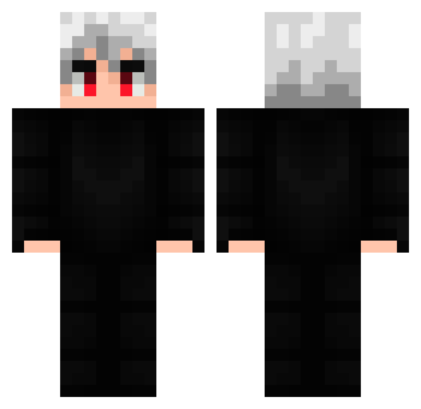 Szynka878 Minecraft skin, front and back view