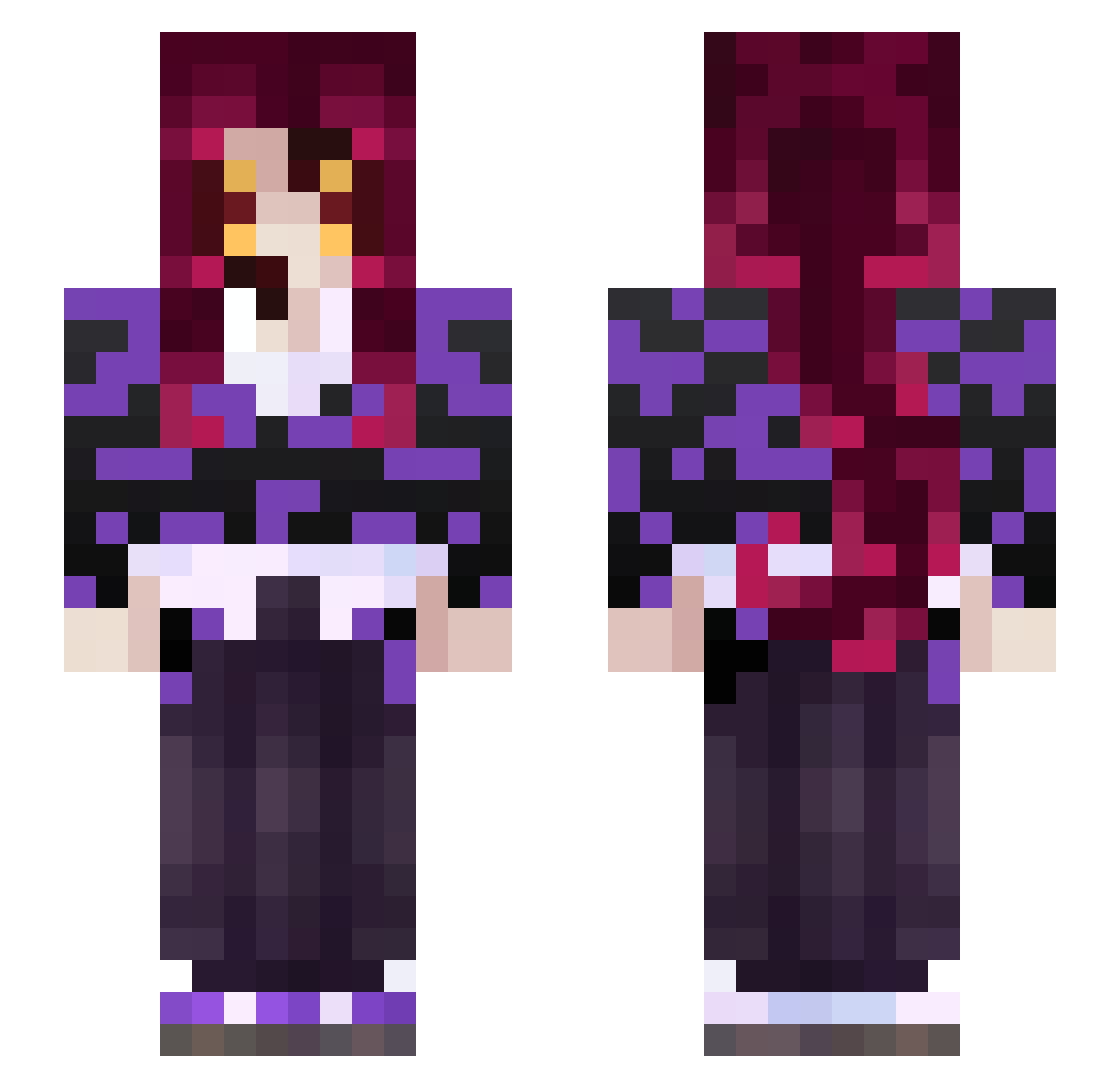 igorlima80 Minecraft skin, front and back view
