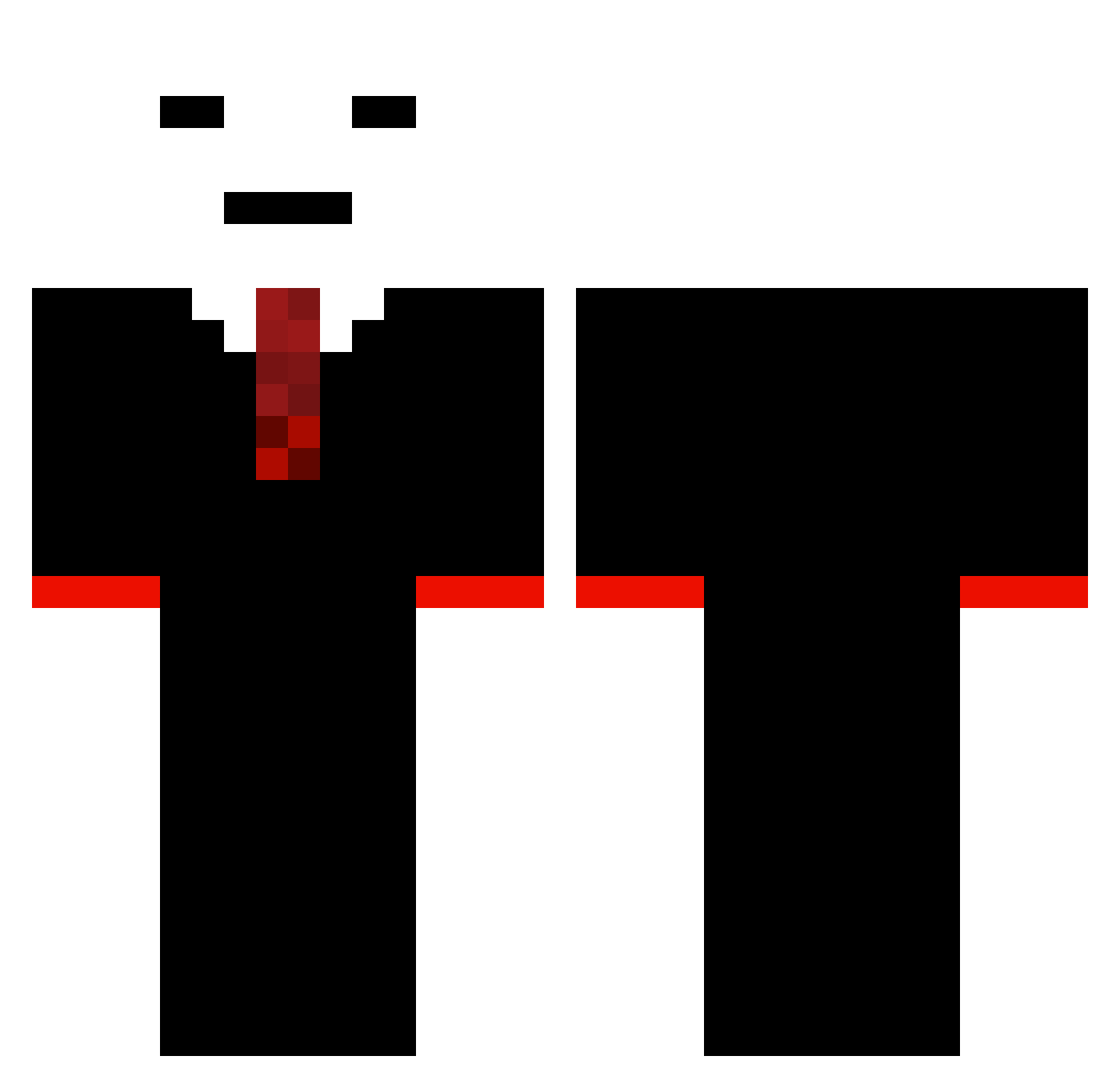 SkyRenxe_ Minecraft skin, front and back view